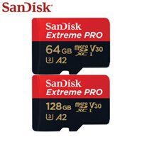 ♥COD + Thẻ Sandisk Extreme PRO Chính Hãng 100% 64GB 128GB Đọc Tốc Độ Tối Đa 170 MB/giây A2 V30 Thẻ Nhớ Micro SD Class 10 UHS-I U3 TF