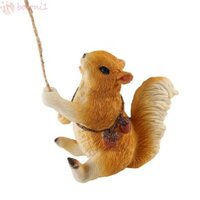 [Cod] Tượng Sóc Dây Leo Núi, Hàng Thủ Công Nhựa Điêu Khắc Sóc Sáng Tạo, Trang Trí Ngoài Trời Cảnh Quan Sân Vườn Mô Phỏng Đồ Trang Trí Sóc Tượng Khỉ Trang Trí Nhà Cửa