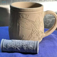 Cod  Ứng dụng gạch đất sét Dụng cụ gạch đất sét chuyên nghiệp Dụng cụ làm đồ gốm Bộ con lăn đất sét để ứng dụng Thiết kế công thái học xây dựng bền bỉ Hoàn hảo cho người mua Đông Nam