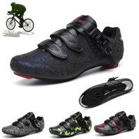 Cod Xe Đạp Đường Bộ Giày Đi Xe Đạp MTB Giày Xe Đạp Nam Có Ren Nhanh Tự Khóa Tương Thích SPD Cleats