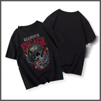 [COD]Áo phông nam wash áo thun hiphop boy phố cổ tròn  unisex ulzzang 100% cotton