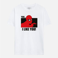 【COD】Áo Thun BOO Unisex Form Oversized In Hình SPIDER-MAN I Like You