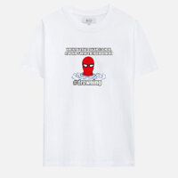 【COD】Áo Thun BOO Unisex Oversized In Hình Spider-Man Drowning