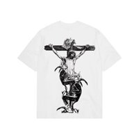 【COD】Áo thun in hình unisex nam nữ cotton cao cấp phong cách retro y2k thánh giá màu đen trắng THS231123_29