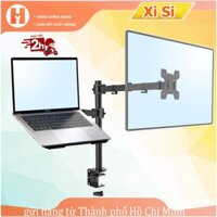 【COD】Arm màn hình máy tính gắn bàn 15-34 inch, giá treo màn hình lcd cột /Hỗ trợ mùa xuân/ Xoay 360 độ