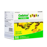 Codatux Syrup (gói), hỗ trợ giảm ho, viêm họng