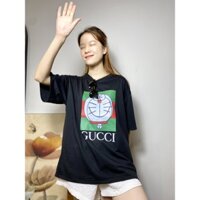 [COD] Free ship hang sieu cap Áo Thun Tay Ngắn Chất Liệu cotton In Họa Tiết Gucci Thời Trang Cho Nam Nữ