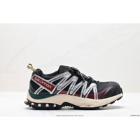 COD/Giày Thể Thao Nam Nữ Salomon XA PRO 3D SUEDE / Black Silver