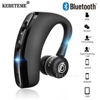 【COD】KEBETEME V9 Bluetooth Không Dây Tai Nghe Xe Hơi Tai Nghe Bluetooth Doanh Nghiệp Đơn Tai Nghe Có Mic Rảnh Tay Cho An