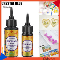 Cods 15 / 25 / 60g Keo nhựa UV An toàn Dễ dàng vận hành Họa tiết lá phong Giải pháp nhựa UV Keo cứng cho đồ trang trí thủ công