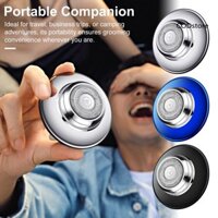 [Codst] Đĩa Bay Nam Máy Cạo Râu Điện Type-C Sạc Mini Du Lịch Xoay Dao Cạo Di Động Không Dây Tóc Râu Dụng Cụ Tẩy Trang Cha Bạn Trai Quà Tặng