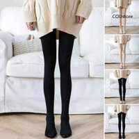 [Codst] Quần lót nữ mùa đông co giãn sang trọng lót màu trơn giữa eo Giữ ấm váy ngắn phù hợp với quần legging đóng chai Quần bó nữ