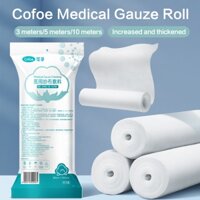 Cofoe Y Tế Gạc Mặc Quần Áo Cuộn Thấm Hút Chăm Sóc Vết Thương Tẩy Mỡ Cotton Sơ Cứu Băng Quấn