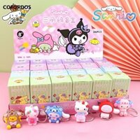 Cofordos 24 Cái / hộp, Hộp Mini Capybara, Quà Tặng Sanrio Cinnamoroll Hello Kitty Móc Khóa Trẻ Em