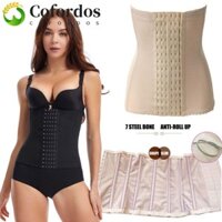Cofordos Eo Trainer Shapewear, Anti-Roll Up 7 Steel Bone Tummy Control Shapewear, Dây đeo mô hình phục hồi sau sinh đàn hồi 15 hàng Khóa tập luyện thắt lưng mồ hôi Tập luyện hàng ngày