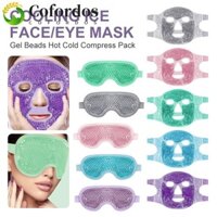 Cofordos Mặt nạ mắt nén nóng lạnh Loại bỏ quầng thâm khi ngủ Du lịch trị liệu Giảm căng thẳng lạnh / ấm có thể tái sử dụng Giảm mặt bọng mắt Mặt nạ ngủ làm mát