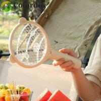 Cofordos Mini Electric Mosquito Swatter, Pin 225mAh Nhẹ Ruồi Côn Trùng Muỗi Swatter, Thiết Thực Sạc Mạnh Mẽ Với Đèn LED Zapper Swatter Ngoài Trời
