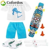 Cofordos Mini Ngón Tay Xe Tay Ga Bộ Sưu Tập Quà Tặng Nhựa Ngón Tay Đồ Chơi Cao Su Mềm Ngón Tay Giày Mini Ván Trượt Cho Trẻ Em Sáng Tạo Xe Trượt Giáo Dục Mô Hình Ván Trượt