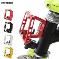 Cofordos Xe đạp gấp phía trước Carrie, Phụ tùng thay thế Giá đỡ phía trước xe đạp DIY, Túi đựng xe đạp bền bằng hợp kim nhôm
