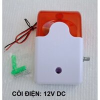 Còi báo động có đèn chớp điện 12V có điều chỉnh âm lượng