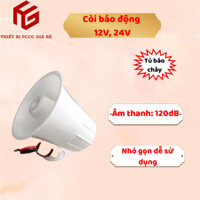 Còi báo động GST, còi báo cháy 12V 24V dùng cho tủ trung tâm báo cháy, còi hú to