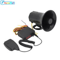 Còi báo động ô tô, Phụ kiện xe máy, Phụ kiện xe tải, còi ô tô đa năng 12V 50W Megaphone Báo động cảnh báo khẩn cấp 3 ổ, ô tô