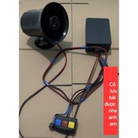 Còi  basuri điện 12v 90 bài nhạc hót tiktok