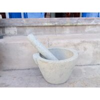 cối chày đá kích thước 21cm