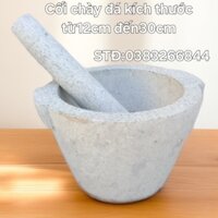 cối chày đá kích thước 22cm(mua 10 tặng 1)