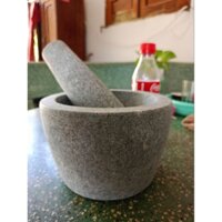 cối chày đá Xanh đk 18cm.