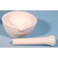 Cối chày sứ, cối giã bằng sứ, cối nghiền thuốc dược liệu, bộ cối chày bằng sứ nhiều size