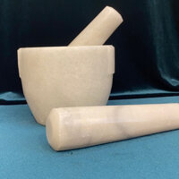 Cối Đá Non Nước Kèm Chài Ngọc Ấn Độ | Cối Đá | Cối Giã Gia Vị | LEPHUONG