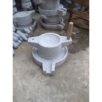 cối đá xay bột đường kính thớt xay 22cm, xay gạo nước, xay các loại đậu, bột lá...