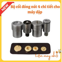 Cối dập cúc sắt 4 chi tiết-cối dập bóp nút 15ly