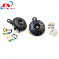 Còi Đĩa 2 Giắc Chính Hãng DENSO - Còi Xe Ô Tô DENSO Cao Cấp, Âm Thanh Mạnh Mẽ, Bền Bỉ