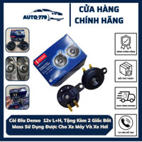 Còi Đĩa Denso  12v L+H, Tặng Kèm 2 Giắc Bắt Mass Sử Dụng Được Cho Xe Máy Và Xe Hơi