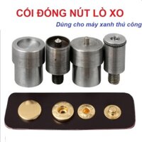Cối đóng nút 4 thành phần (nút bóp, nút lò xo) Dùng cho máy xanh máy đóng nút thủ công Size 10mm,12mm,15mm,17mm
