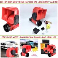 CÒI HƠI ĐỘ XE MÁY Ô TÔ SIÊU KHỎE ÂM THANH CỰC TO LOẠI XỊN BẢO HÀNH 12 THÁNG