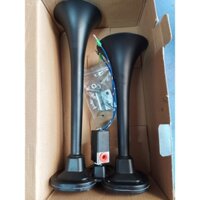 Còi hơi, kèn hơi SHIHAI hàng xịn cho xe có hơi điện 24v (xe 12v còi hoạt động tưf 4kg hơi trở về, hơn thay rơle 12v)