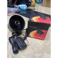 còi hú 6 âm kèm micro 12v công suất lớn