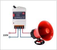 Còi hú báo cháy, báo trộm HT-CD600 có điều khiển từ xa