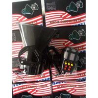 Còi Hú Cảnh Sát Vòi Khí Tay Lửng Màu Xe Cảnh Báo Báo Động Còi Xe 12V 24v 100w Loa Mic PA Hệ Thống khẩn Cấp Hooter