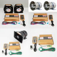 Còi hú, còi báọ động nhiều tiếng, cứu thương, ưu tiên remote không dây điều khiển Amply X5, CJB 200W