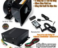 Còi hụ xe cứu thương có bộ đàm và Amply 200w