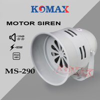 CÒI HỤ XÉ GIÓ MS-290, Còi hụ báo động âm thanh gió MS-290 dùng nguồn điện 12 VDC, 24 VDC, 220 VAC