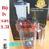 Cối máy xay sinh tố Gali GL1520, ca nhựa 1.5L, dao 4 lưỡi inox 304, nhông kim loại, hàng chính hãng, giao hàng miễn phí