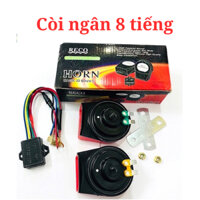 Còi ngân 8 tiếng siêu to lắp cho xe máy, ô tô + tặng công tắc, giúp bảo vệ an toàn và dễ dàng sử dụng cuong biker.