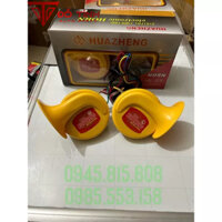 Còi ngân ô tô, xe máy. Kèn ngân 6 tiếng HuaZheng - Có video hướng dẫn