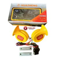 Còi ngân ô tô, xe máy. Kèn ngân 6 tiếng HuaZheng có 12/24v chất lượng tốt