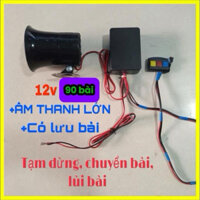 Còi nhạc basuri điện 90 bài 12v gắn xe máy âm thanh vui nhộn